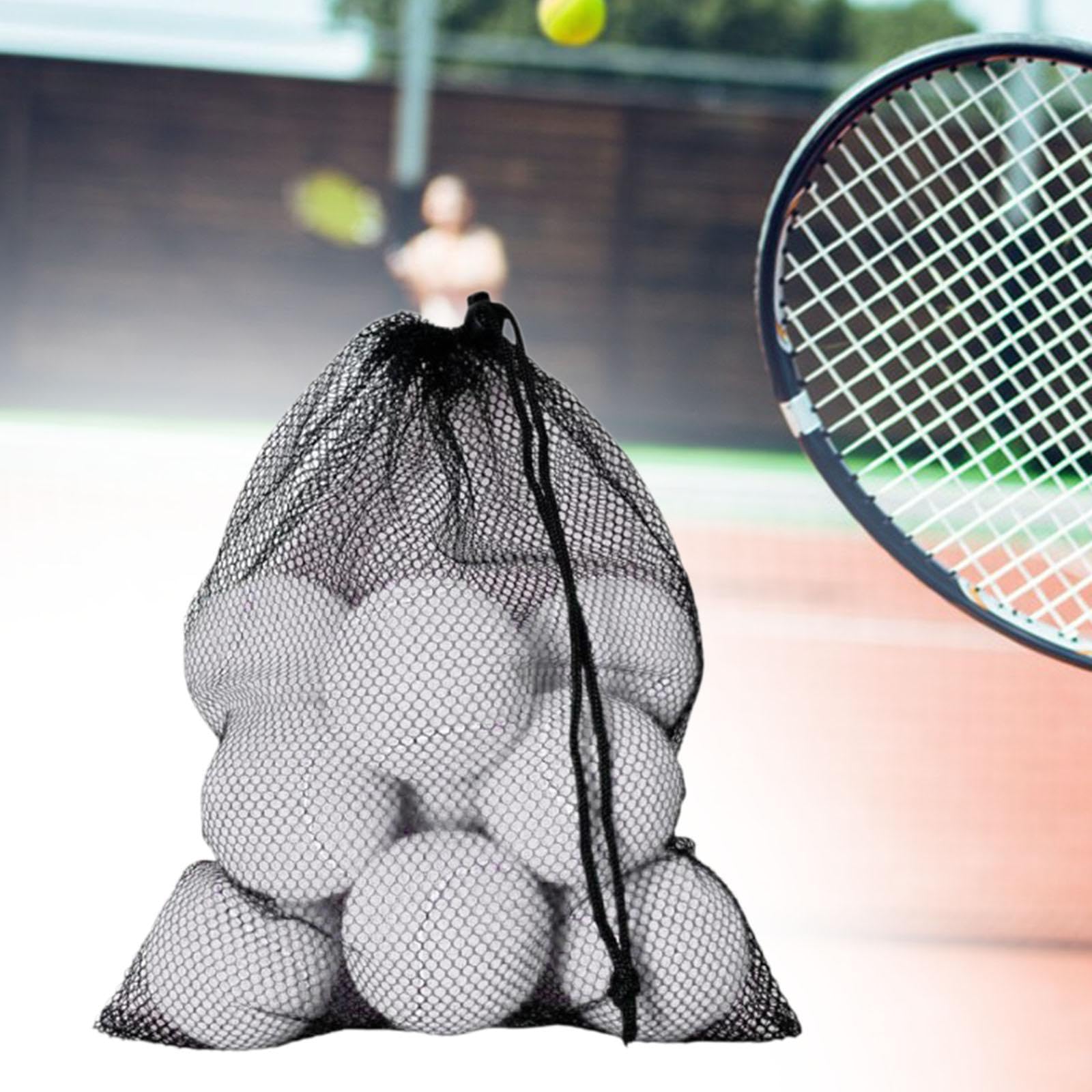 12 Pezzi Palline da Tennis Palline da Gioco Allenamento Pratica con Coulisse Sacchetto Palline da Allenamento Palline da Allenamento per Sport Indoor