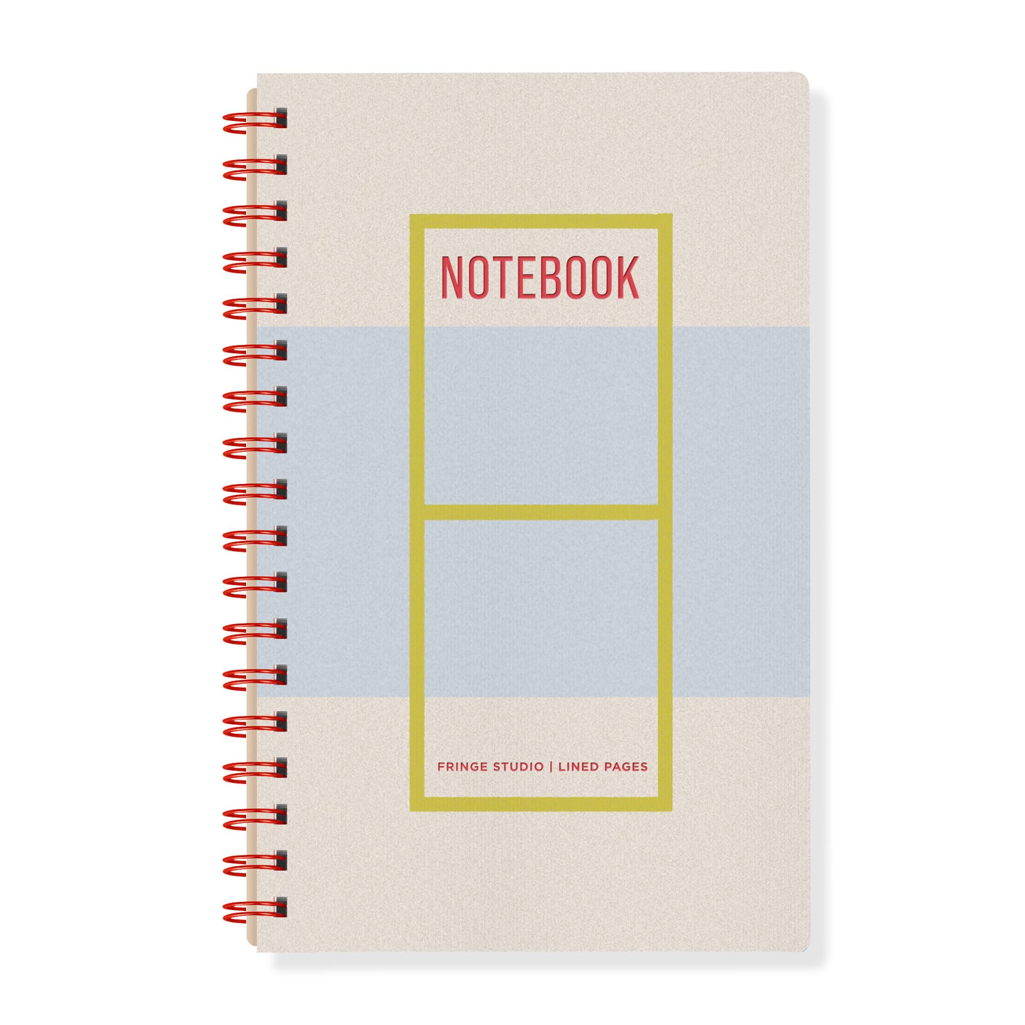 Fringe Studio Paper Spiral Journal, "UTILITY WINDOW", Approx. 6” w x 9.5” h, 160 Pg, Utility Collection (140PA008FSC)