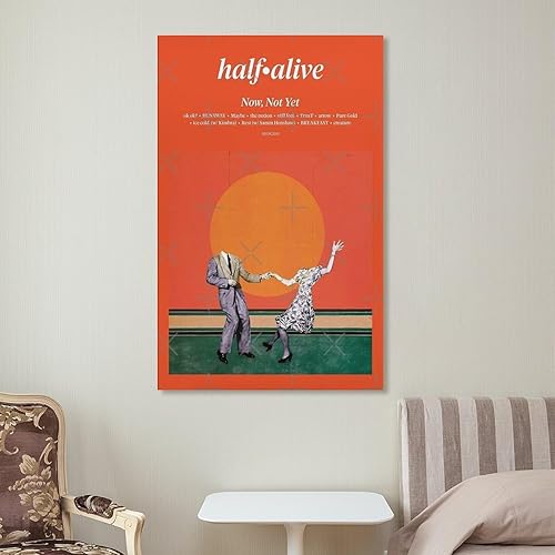 Miniatura 7 de DAXXIN Half Alive NOW,NOT YET 2019 1 - Póster de lienzo decorativo para pared, pintura artística para sala de estar, dormitorio, regalo, sin marco,