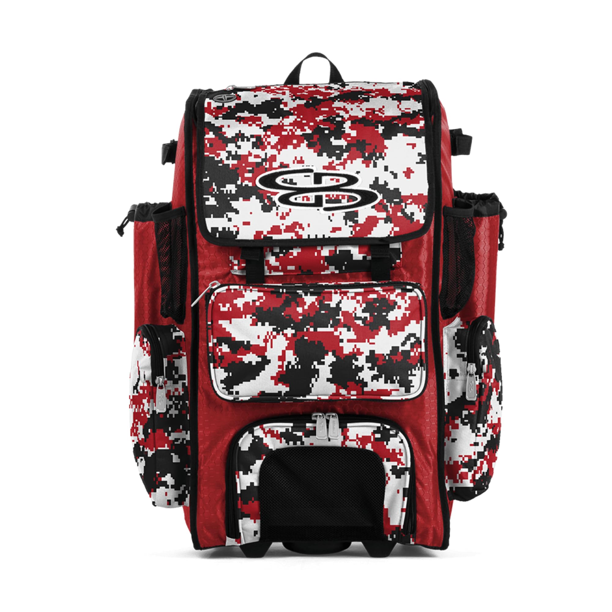 Boombah Rolling Superpack Digital Camo Baseball/Softball Gear Bag