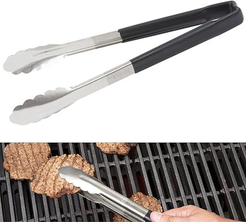 Miniatura 2 de Vollrath Kool Touch pinzas de 12 codificadas por color 12 pulgadas Negro 12