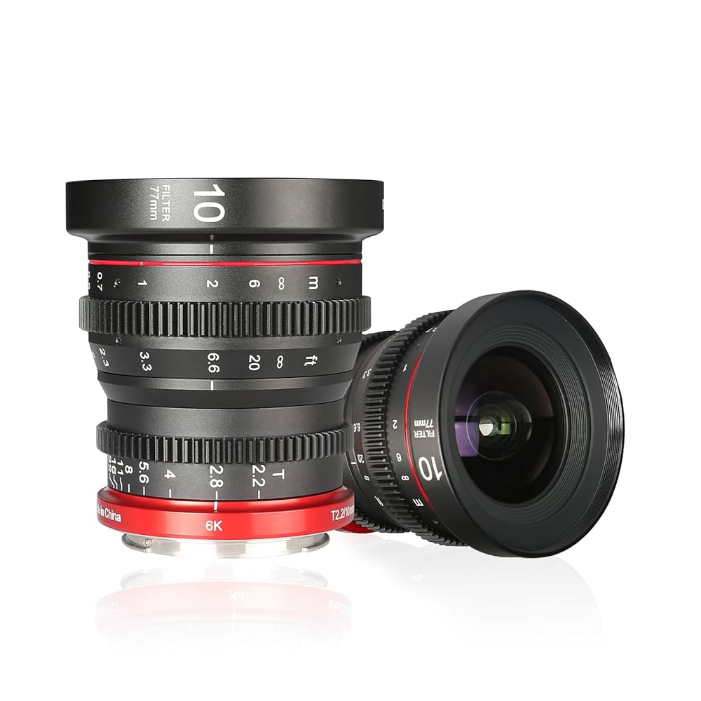 MEIKE 10mm T2.2 Canon RF用レンズ Amazon | Meike 10mm T2.2 マニュアルフォーカス ミニシネマ