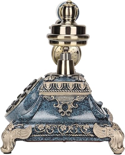 Miniatura 5 de Teléfono antiguo, escritorio retro antiguo con pantalla retroiluminada y redireccionamiento, calendario de tiempo manos libres, teléfono con cable,