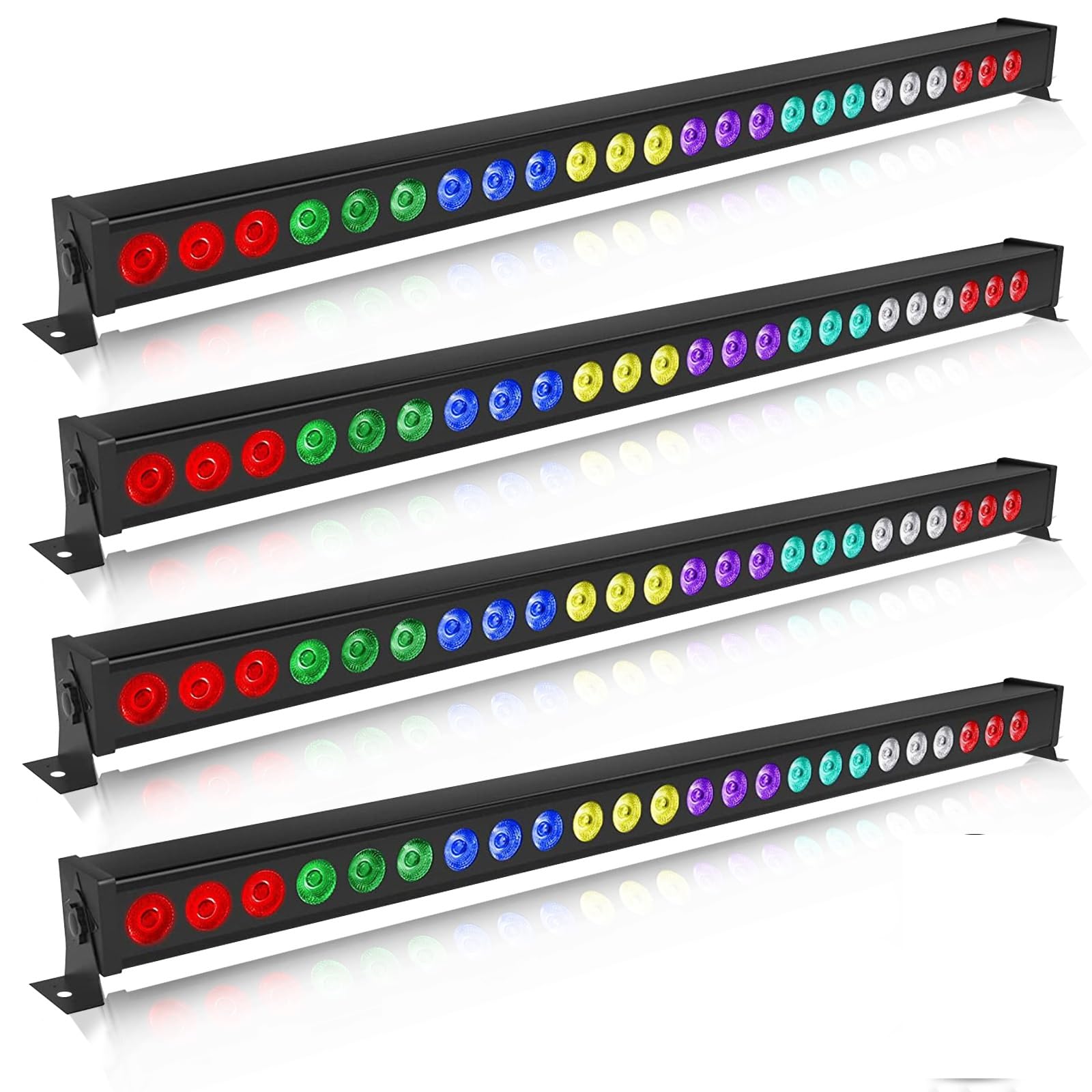 Barra Luminosa RGBW 80W – Wallwasher DMX512, 336 LED, Per Feste, DJ, Matrimoni, Eventi