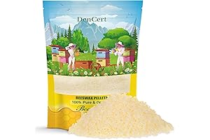 3LB Triple Filtered Beeswax Pellets for Candle Making & DIY Projects