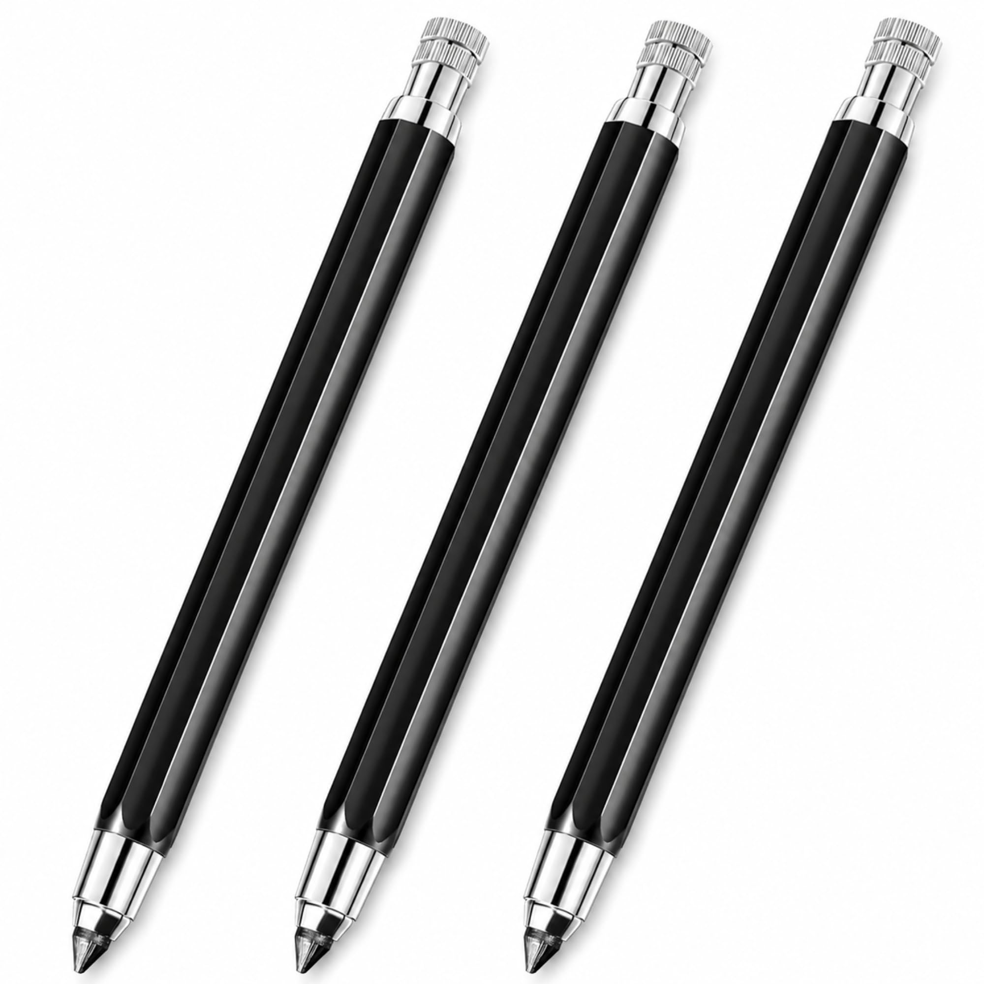 Amazon.com: 3 Pack 5.6 mm Lead Holder Clutch Pencils with Built-in