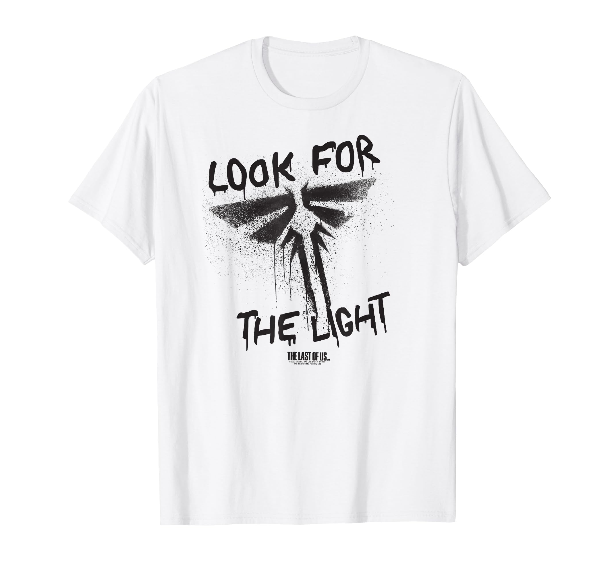 The Last of Us Look for The Light Firefly Spray Paint Game T-Shirt
