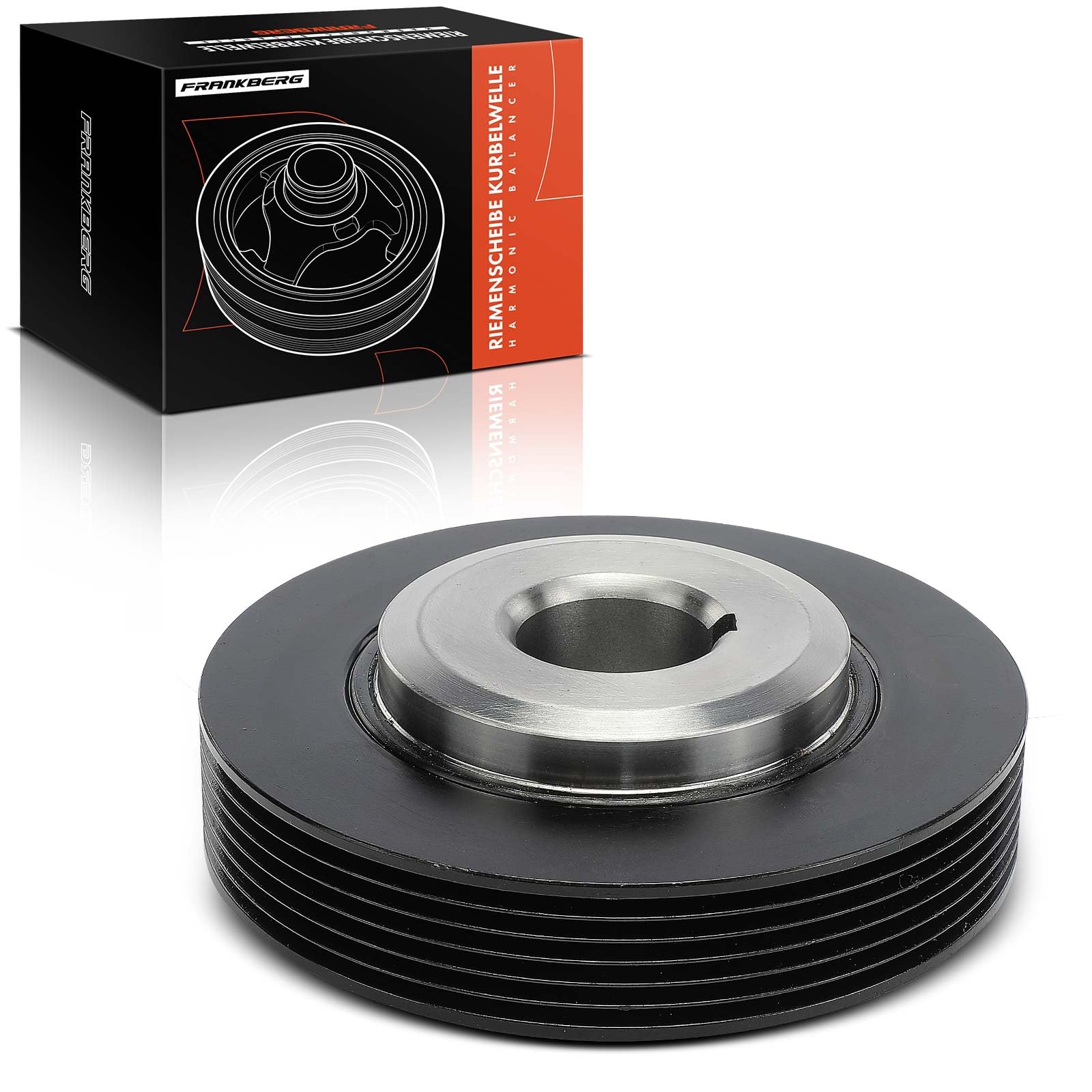 Frankberg Riemenscheibe Kurbelwelle Kompatibel mit Xsara Coupe N0 Xantia X1 X2 ZX N2 Ulysse 220 306 7B N3 N5 405 II 4B 406 8B 605 6B Zeta 22 Replace# 9624345280
