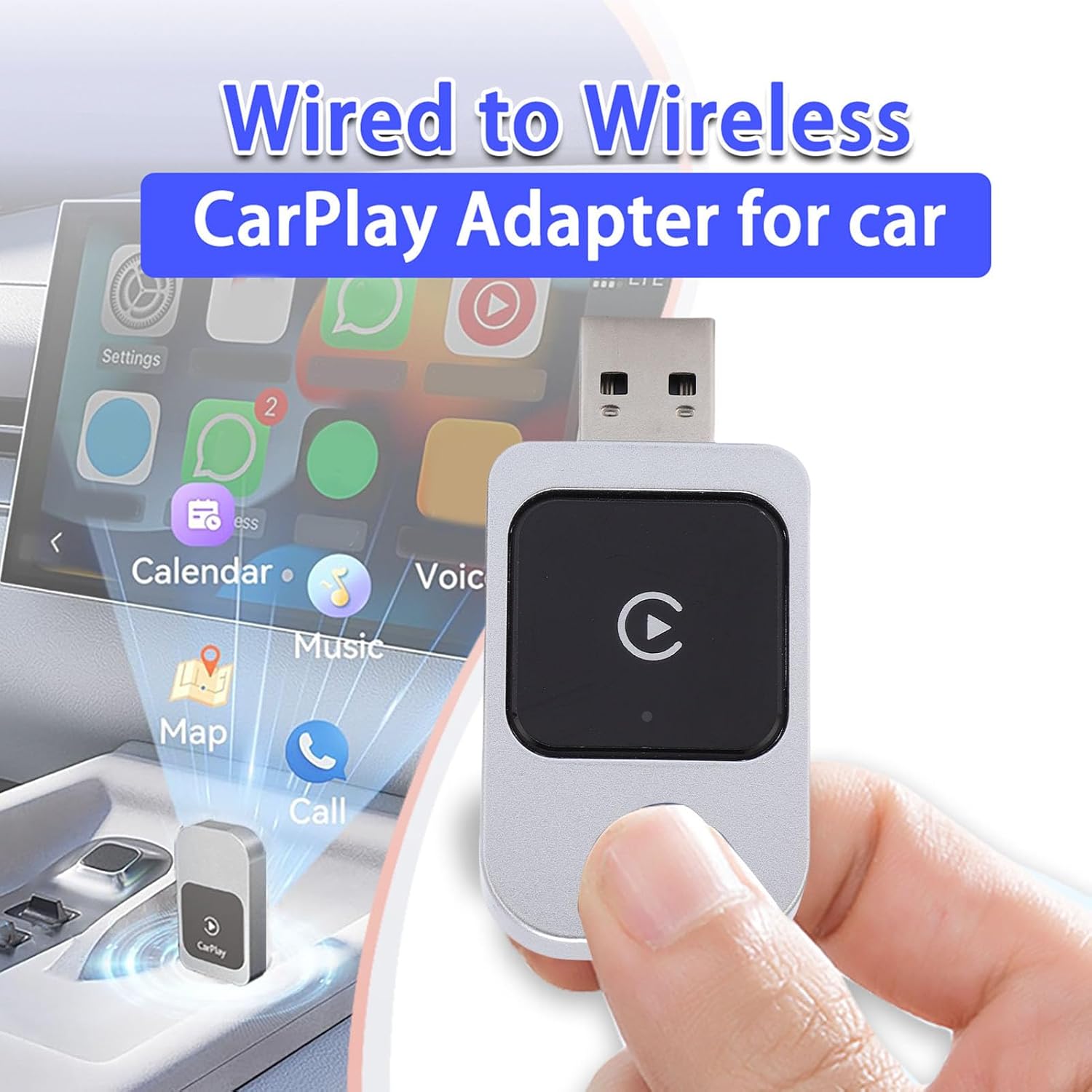 Tangxi Bezprzewodowy Klucz Sprzętowy Plug and Play Bluetooth 5.0 dla Telefonu z Systemem IOS Pełna funkcjonalność