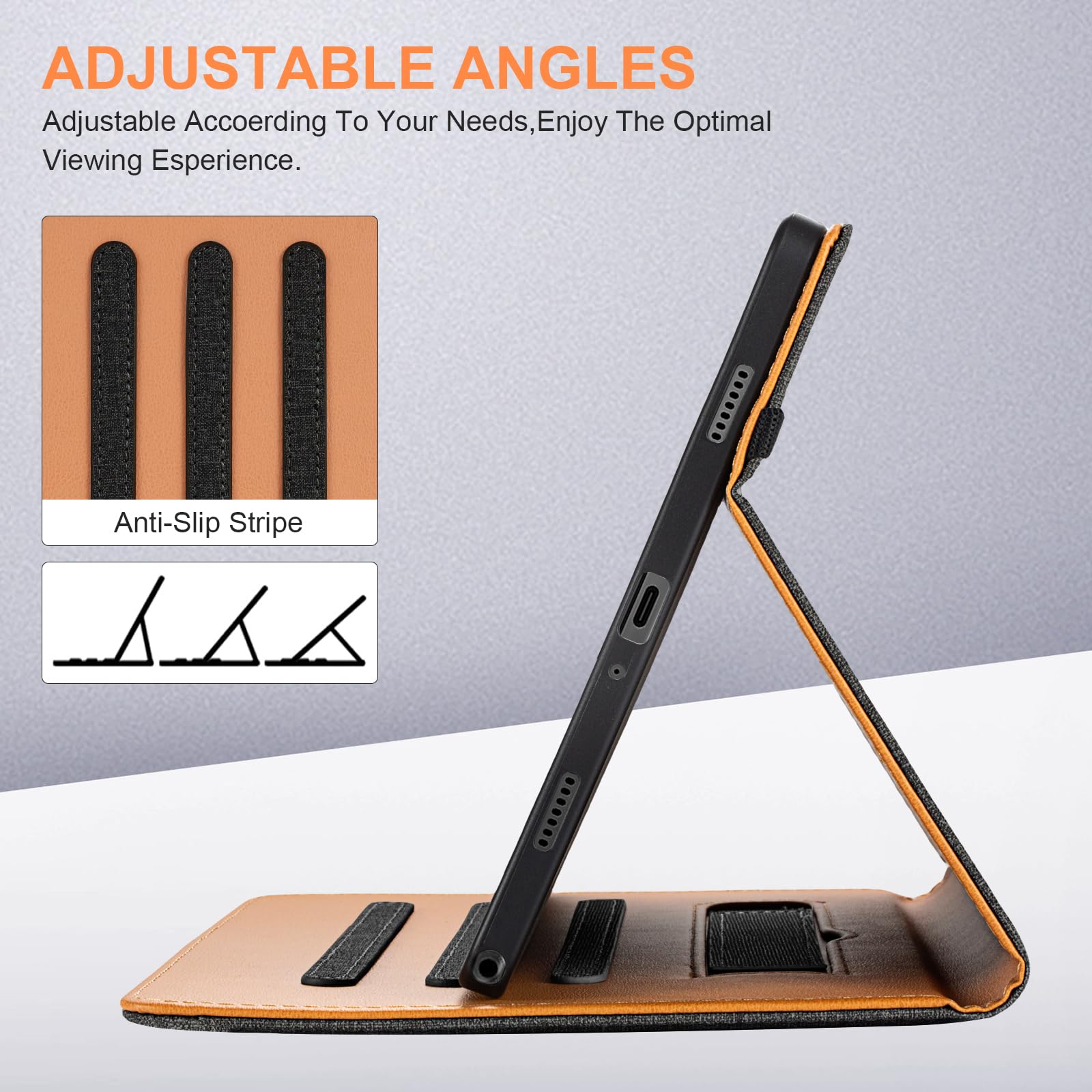 Amazon.com: Vakarey for Samsung Galaxy Tab A9 Plus Case Multiangle