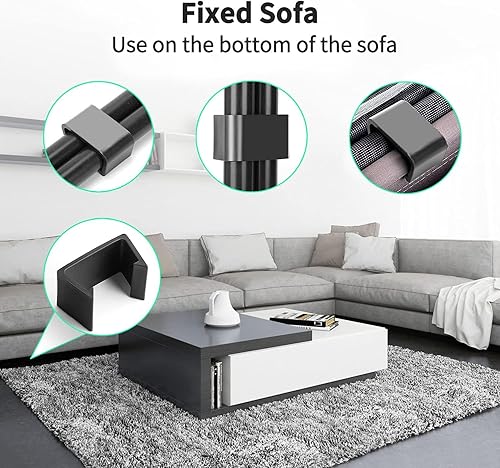 Miniatura 8 de 8 clips para muebles de exterior, clips seccionales de mimbre para muebles de patio, cierre de silla de mimbre, conectores de abrazaderas de mimbre