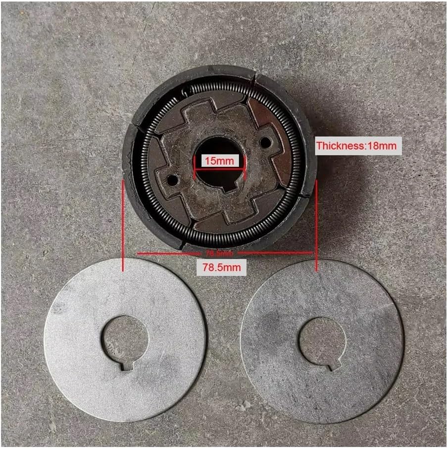 ID 15MM OD 78.5MM Thickness 18mm Clutch EH12 Fit for Clutch EH12-2D EH12-2B Gasoline Engine Tools