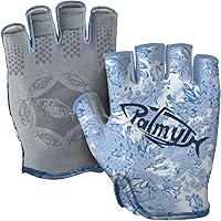 Vista 11 de Palmyth Guantes de pesca UV Stubby con protección solar para hombres y mujeres, UPF 50+ SPF para kayak, remo, canoa, remo, conducción