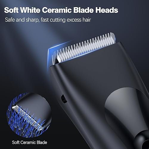 Miniatura 2 de Cortadora de pelo para hombres, maquinilla de afeitar eléctrica para el pelo de la ingle y el pelo púbico, recortadora de pelota, recortadora de