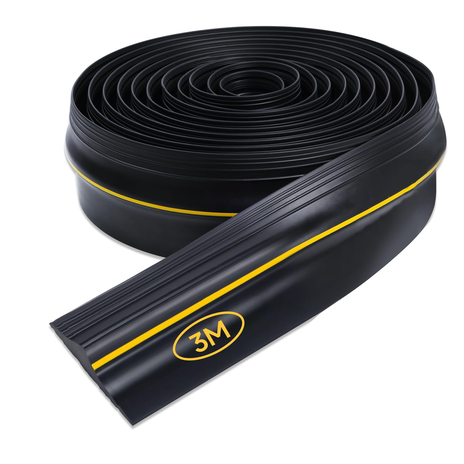 Joint d'étanchéité pour porte de garage en caoutchouc noir EPDM de 5 mètres
