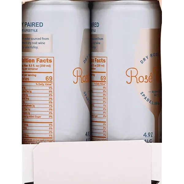 Boutique Bev Hard Rosé Sparkling Water 6Pk Cans, 8.5 FZ 6