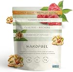 Handfuel Coconut Pecan Clusters, Hand Roasted Candied Pecans, 2g of Protein, Keto Friendly Snack, Proudly Canadian Made Plant Based Praline Pecans, Gluten Free - 120 Grams