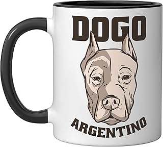 Dogo Argentinos | Dog Owner Dogo Argentino Ceramic Mug, Black/White