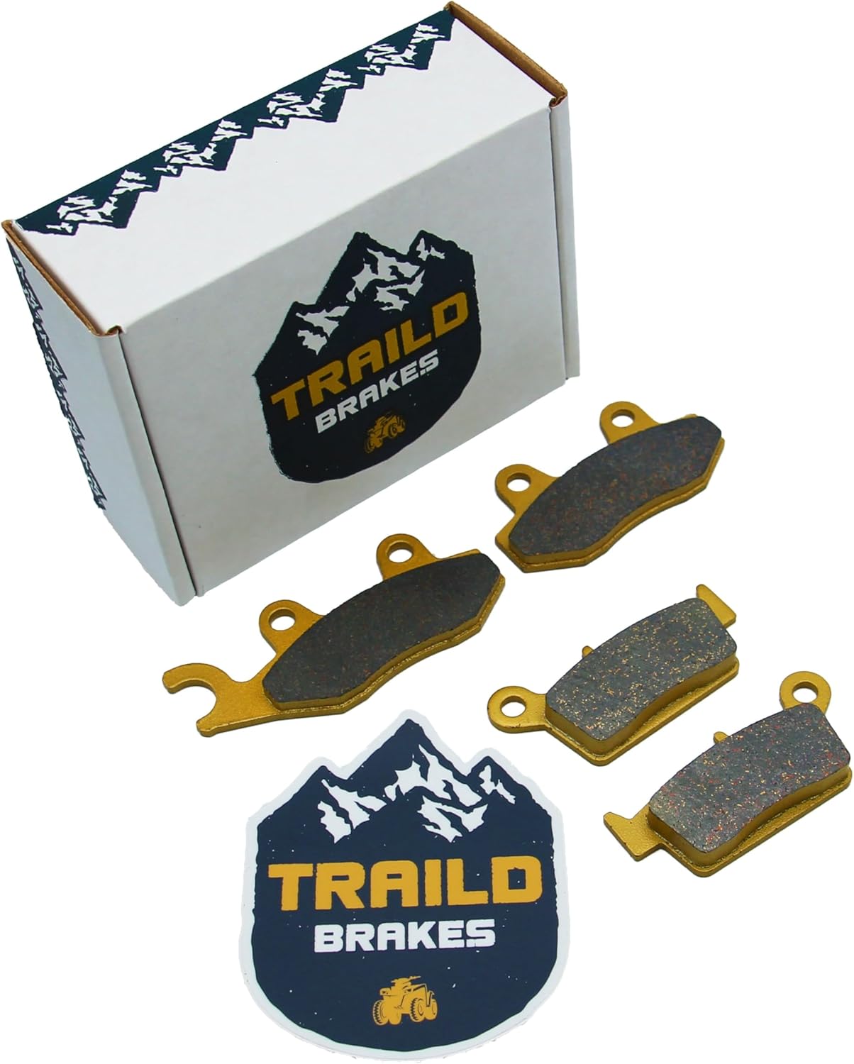 Traild Ceramic Brake Pad Set fits Kawasaki KLX250/KLX300 2009-2026 Front & Rear
