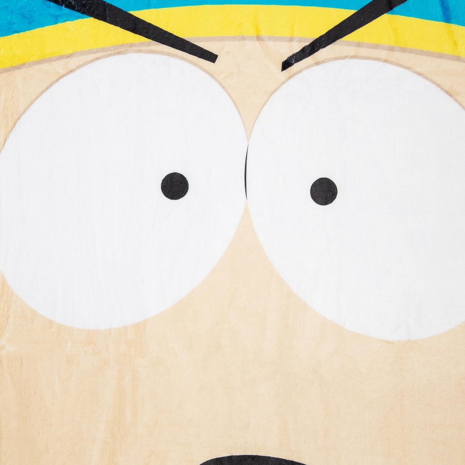 South Park Eric Cartman Fleece Throw Blanket | Soft Polyester Cover for Sofa, Bed | 45 x 60 Inches