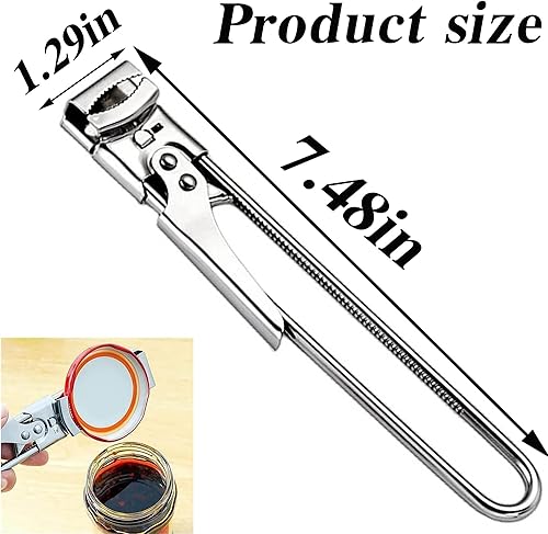 Miniatura 2 de CaoXiong Abrebotellas de acero inoxidable ajustable antideslizante