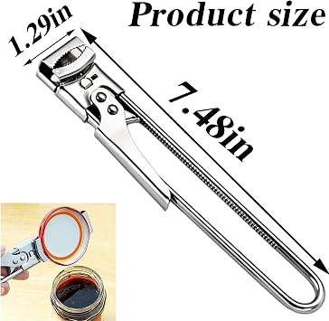 Can Opener Adjustable Jar Openers for Seniors Kitchen Accessories