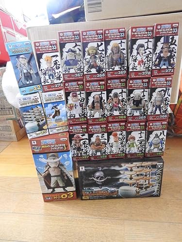 Amazon 箱 ワンピース ワールドコレクタブル ワーコレ 白髭 白ひげの墓 モビーディック号 スクアード ナミュール ラクヨウ等 21点 フィギュア ドール 通販