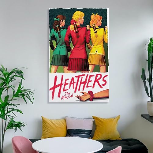 Miniatura 6 de Heathers - Pósteres de películas retro de los años 80, pintura de pared, lienzo, impresiones de sala de estar, póster de decoración de dormitorio,
