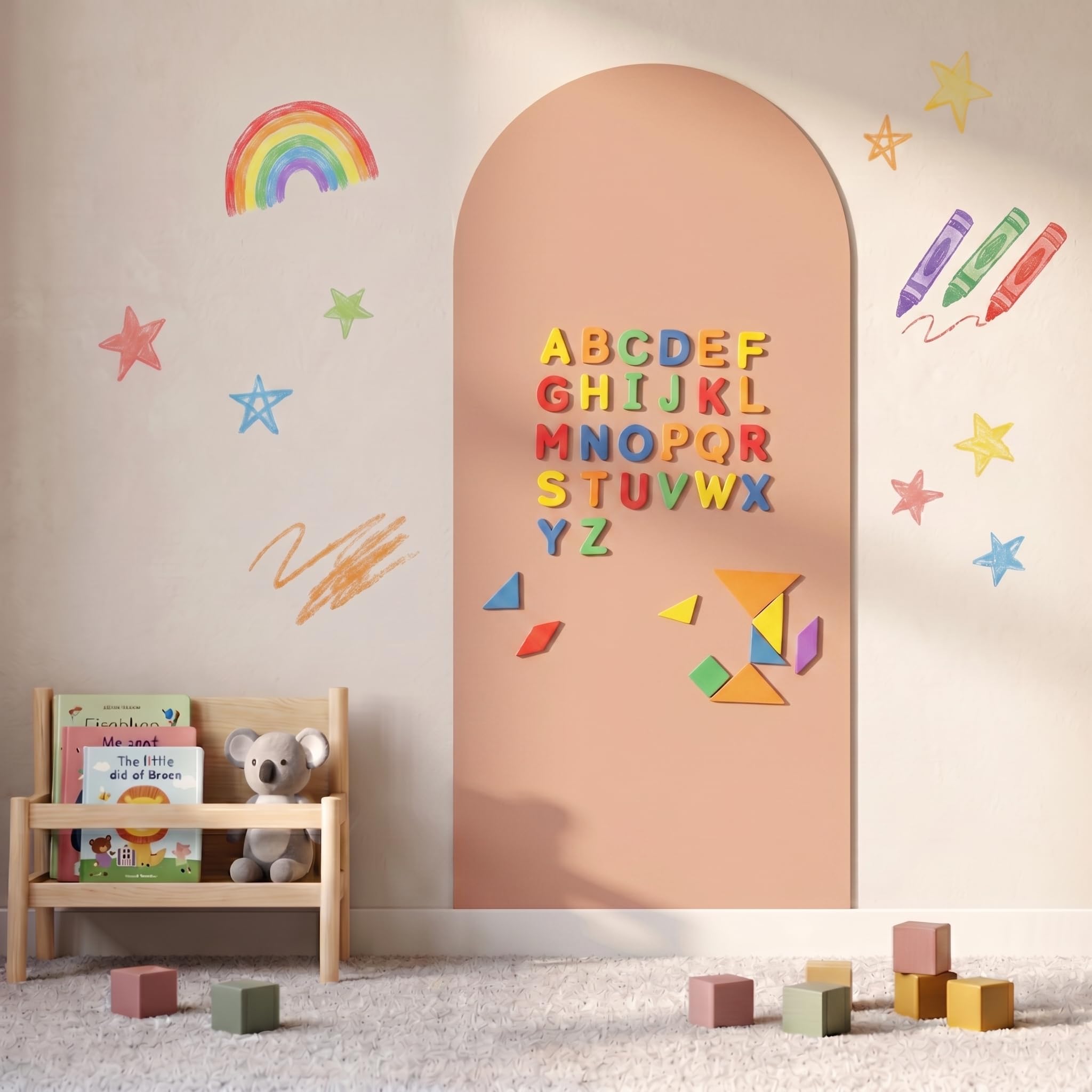Photo 1 of Vituney Magnetic Arch Chalkboard Wall Decal, 18" x 40"