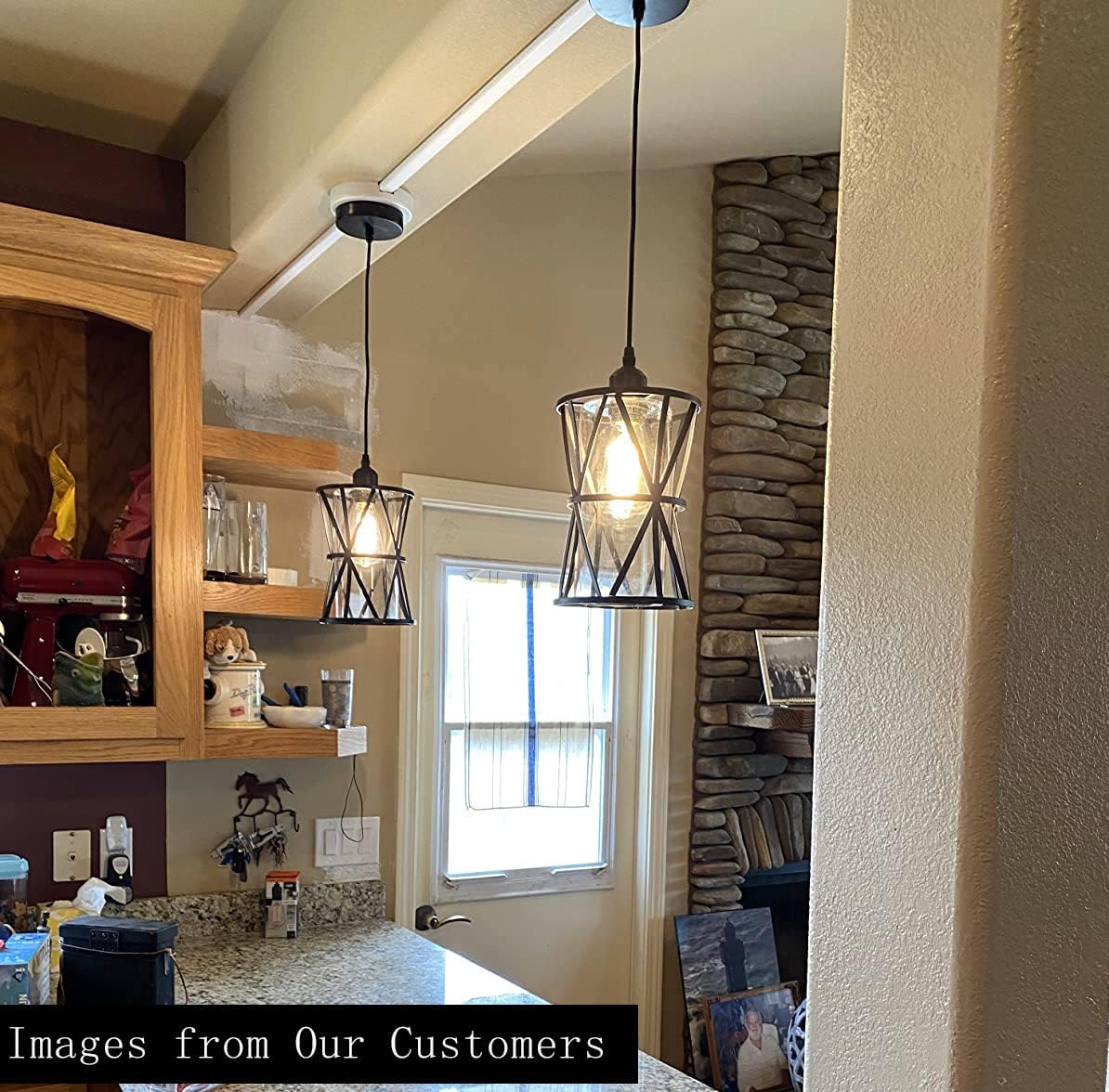 Exсluѕіvе Dіѕсоunt 60% Prісе HMVPL Adjustable Pendant Lighting Fixtures, Black Farmhouse Hanging Chandelier Lights with Glass Shade, Mini Industrial Ceiling Lamp for Kitchen Island Dining Room Over Sink Hallway Bedroom 2 Pack Gеt Dіѕсоunt оƒƒеr HMVPL Adjustable Pendant Lighting Fixtures, Black Farmhouse Hanging Chandelier Lights with Glass Shade, Mini Industrial Ceiling Lamp for Kitchen Island Dining Room Over Sink Hallway Bedroom 2 Pack