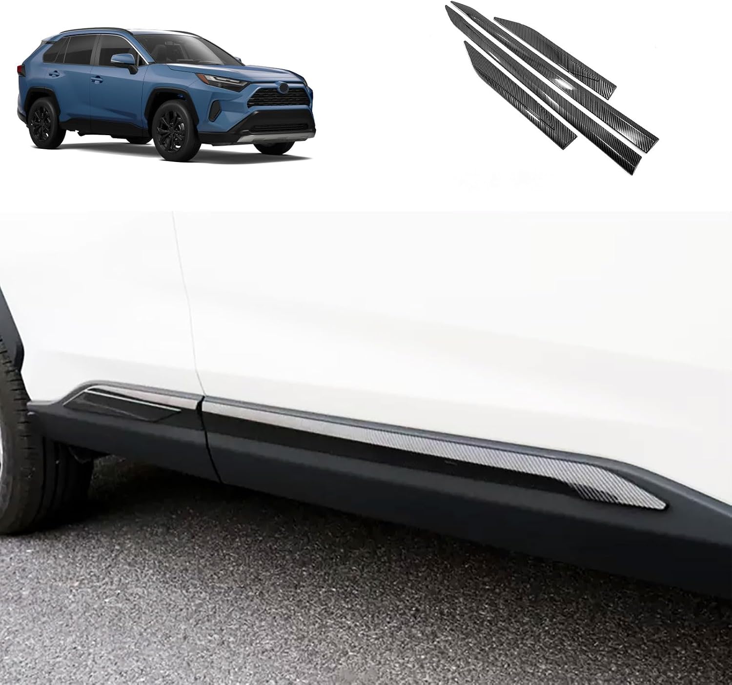 TERDARAY トヨタ 新型 RAV4 五代目 XA50系 専用 サイド ドア アンダー 