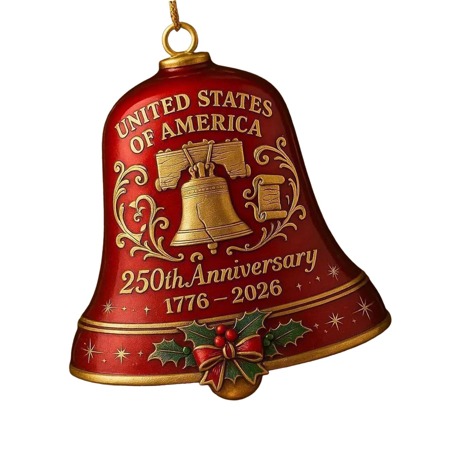 Handcrafted Engraved Metal Christmas Bells Ornament Festival Tree Decorations for Collectors Commemorative Keepsakes Christmas Metal Bells