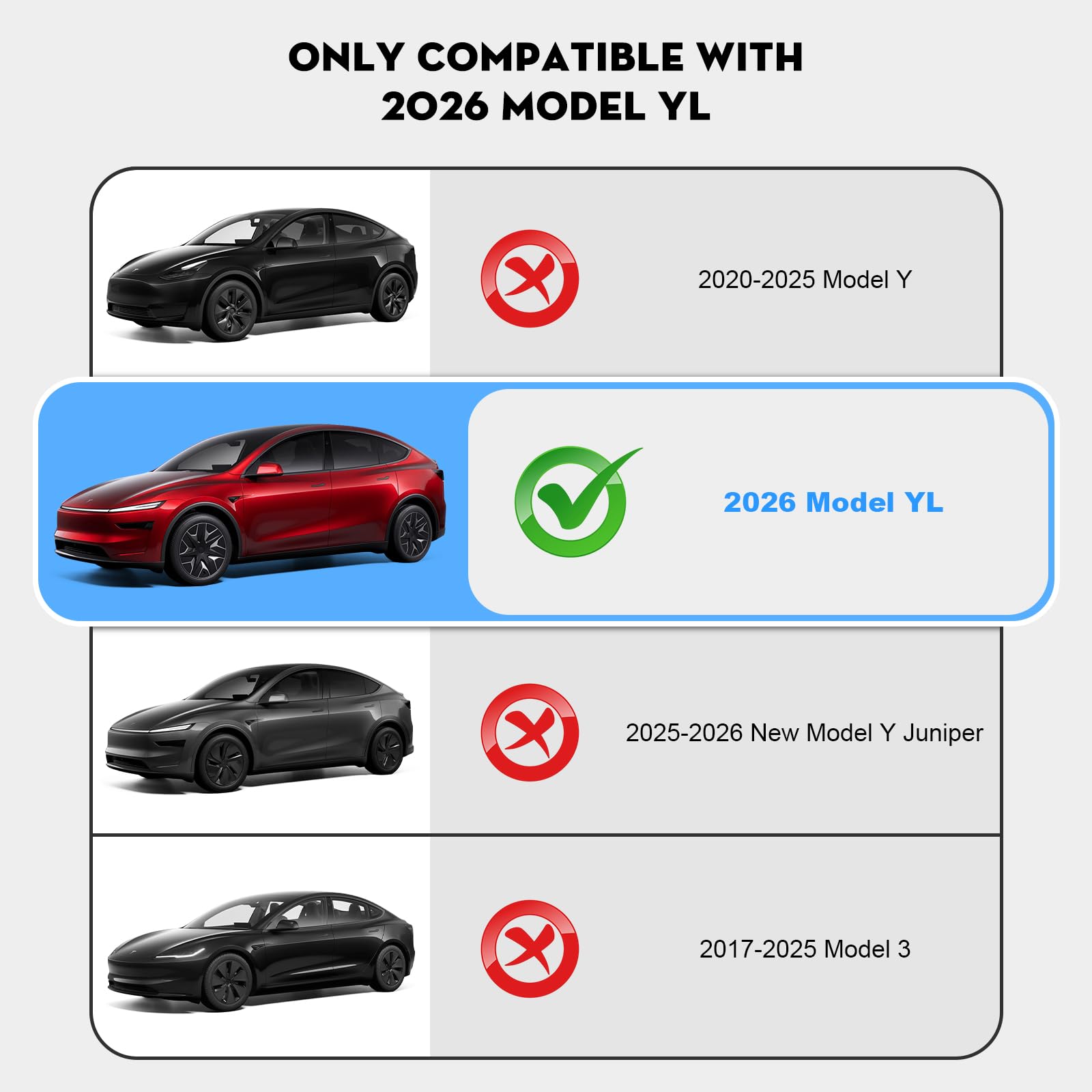 Amazon.co.jp: KUNIST ルーフサンシェード Tesla Model YL 2026年
