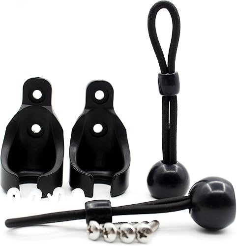 Miniatura 5 de Kit elástico para piezas de persiana enrollable, repuesto para persianas enrollables opacas (negro, paquete de 4)