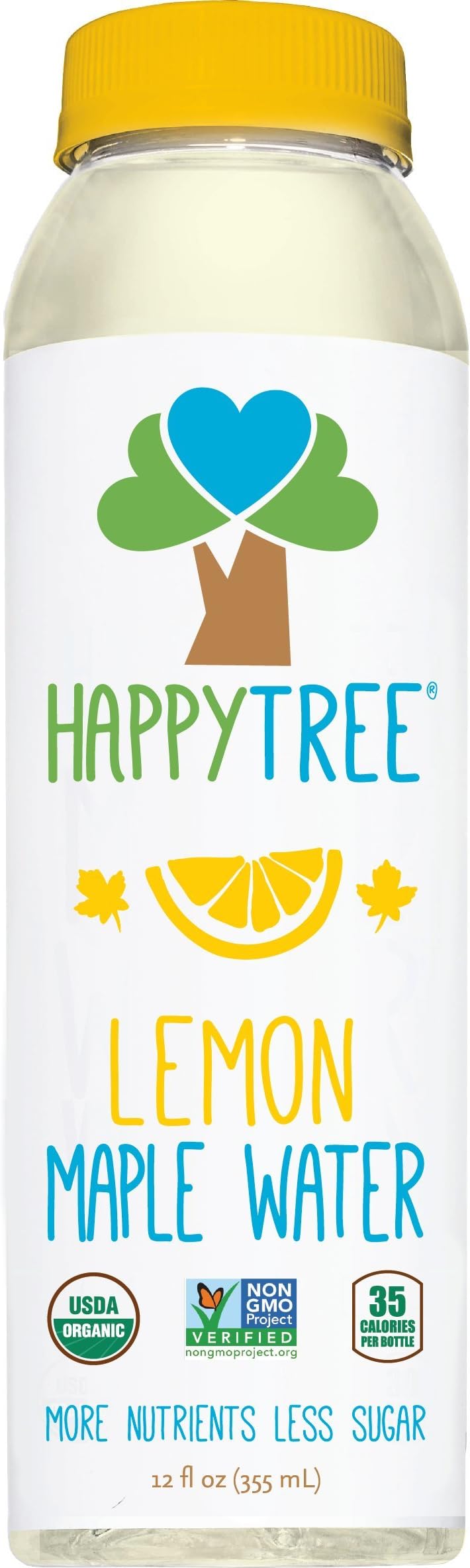 Happy Tree Pure Maple Water with Lemon, 10 oz