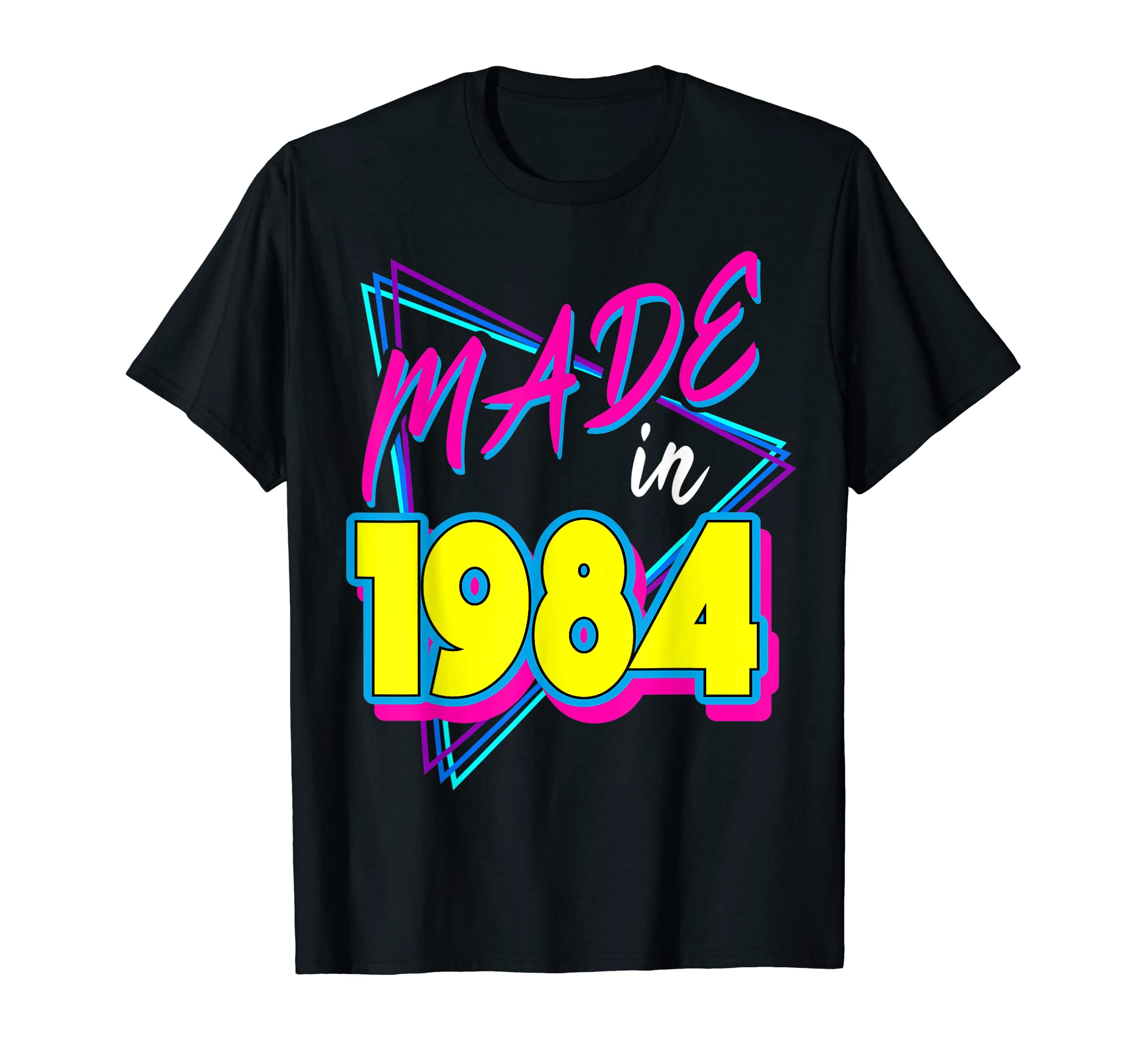 Retro 1984 37th Birthday OutfitMade in 1984 37th Birthday Retro 37 Years Old Vintage 80s T-Shirt
