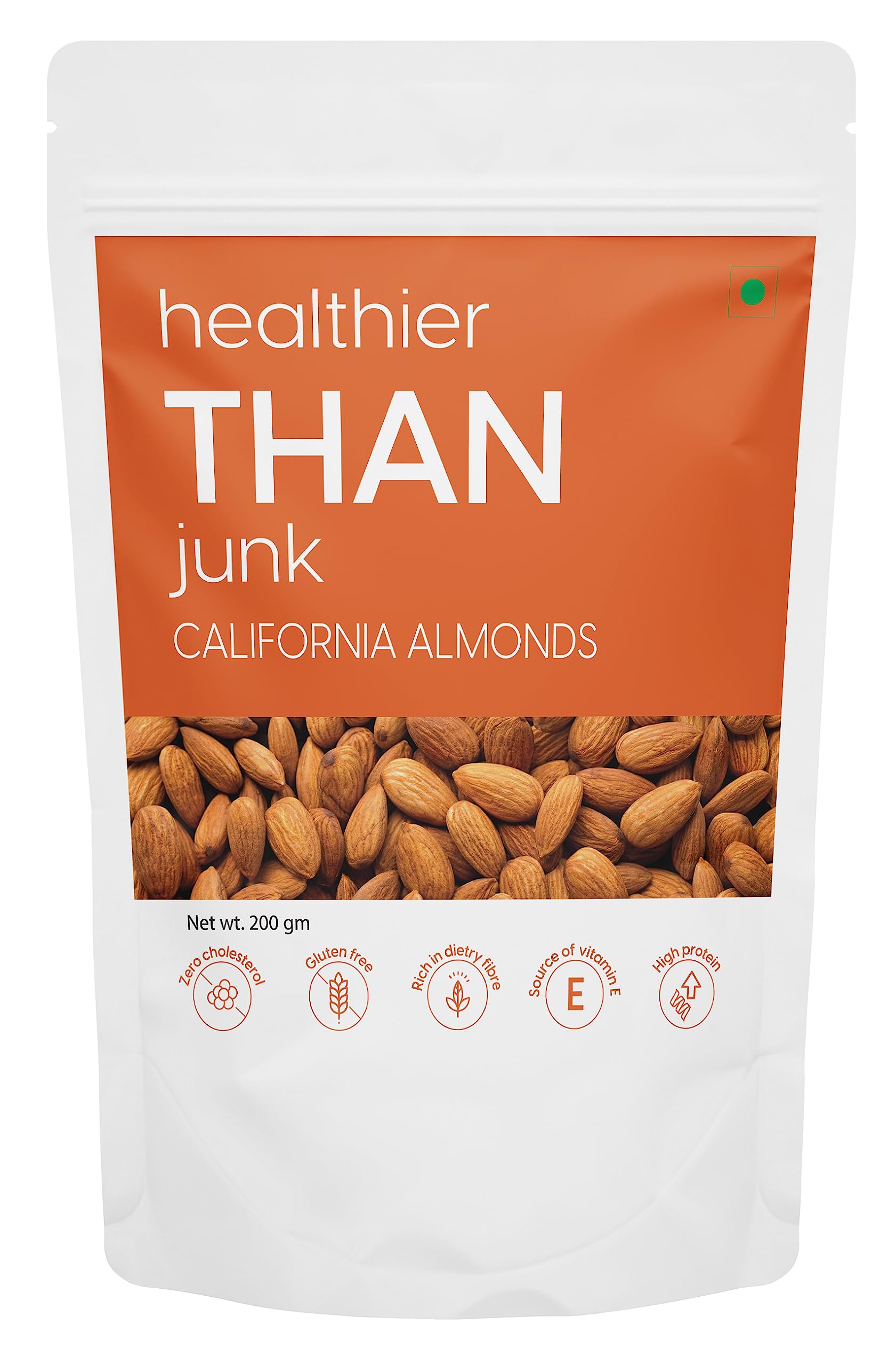 THAN - Premium California Whole Almonds | Protein Rich | Anti-Inflammatory | Aids Gut Health | 200G (B0BTHJZSCX) Amazon Price History, Amazon Price Tracker