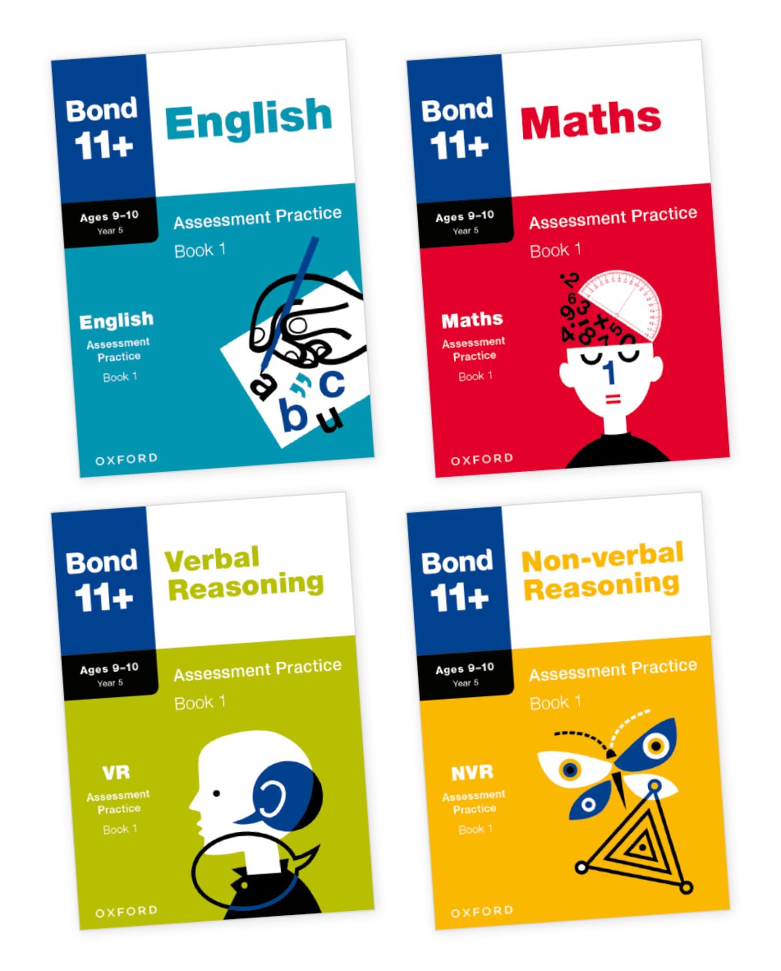Bond 11+ Assessment Practice Papers Bundle for Age 9-10: English, Maths, Non-verbal Reasoning, Verbal Reasoning: Ready for the 2026 exam for GL ... other 11 plus exams (Bond: Assessment Papers)