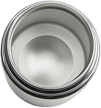 Isosteel Vacuum Food Container, Stainless Steel, Silver, 10 x 15 x 20 cm