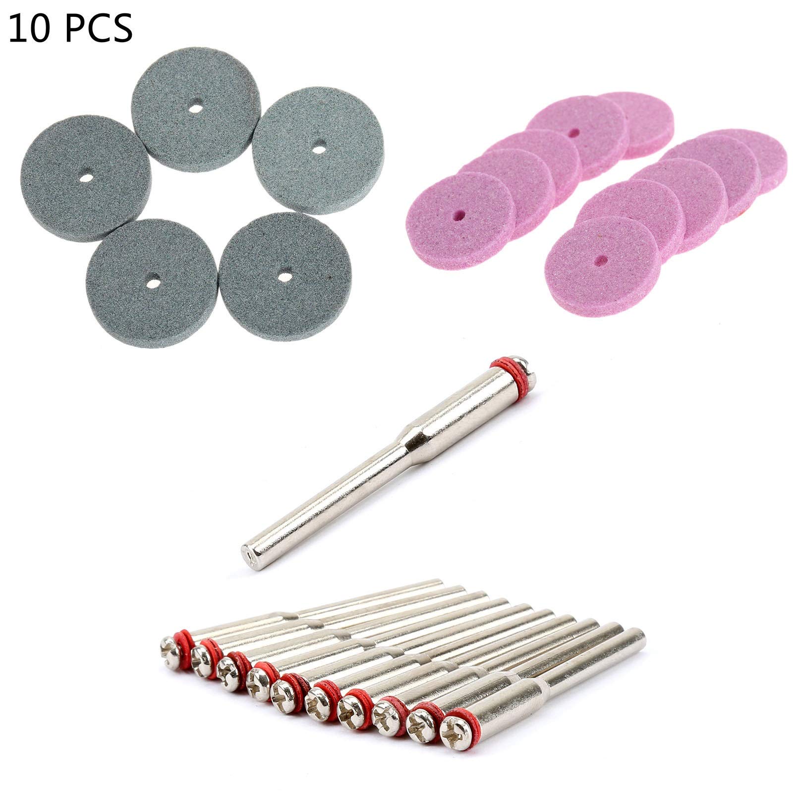 20 piezas de accesorios mm for mini taladro, disco pulido y muela abrasiva