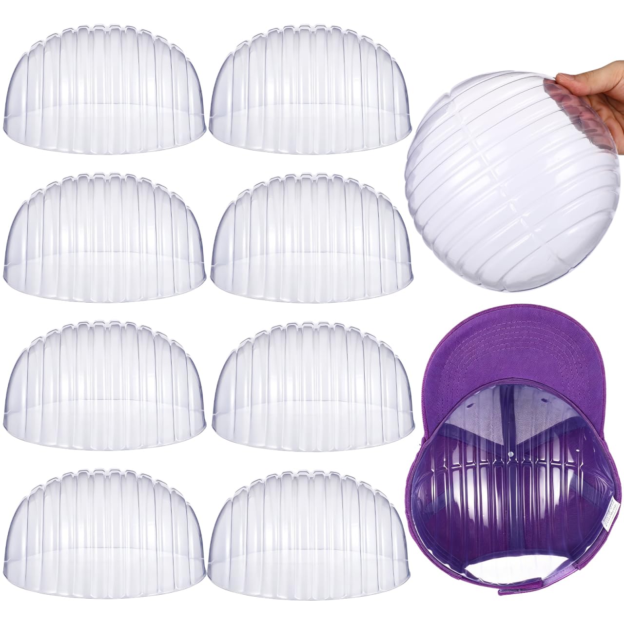 Support de présentation en plastique pour casquettes de baseball perruques