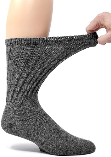 Miniatura 2 de WARRIOR ALPACA SOCKS - Peso Regular - Terapéutico Diabético - Suelto Top Extra Ancho - Unisex