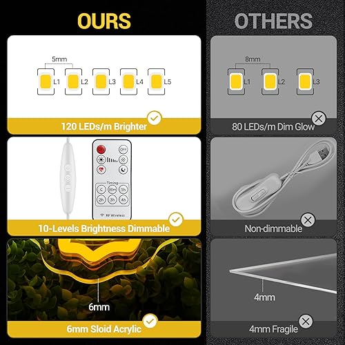 Miniatura 5 de Letrero de neón LED de pato con interruptor regulable, letrero de cuchillo alimentado por USB, decoración de pared para sala de juegos, decoración