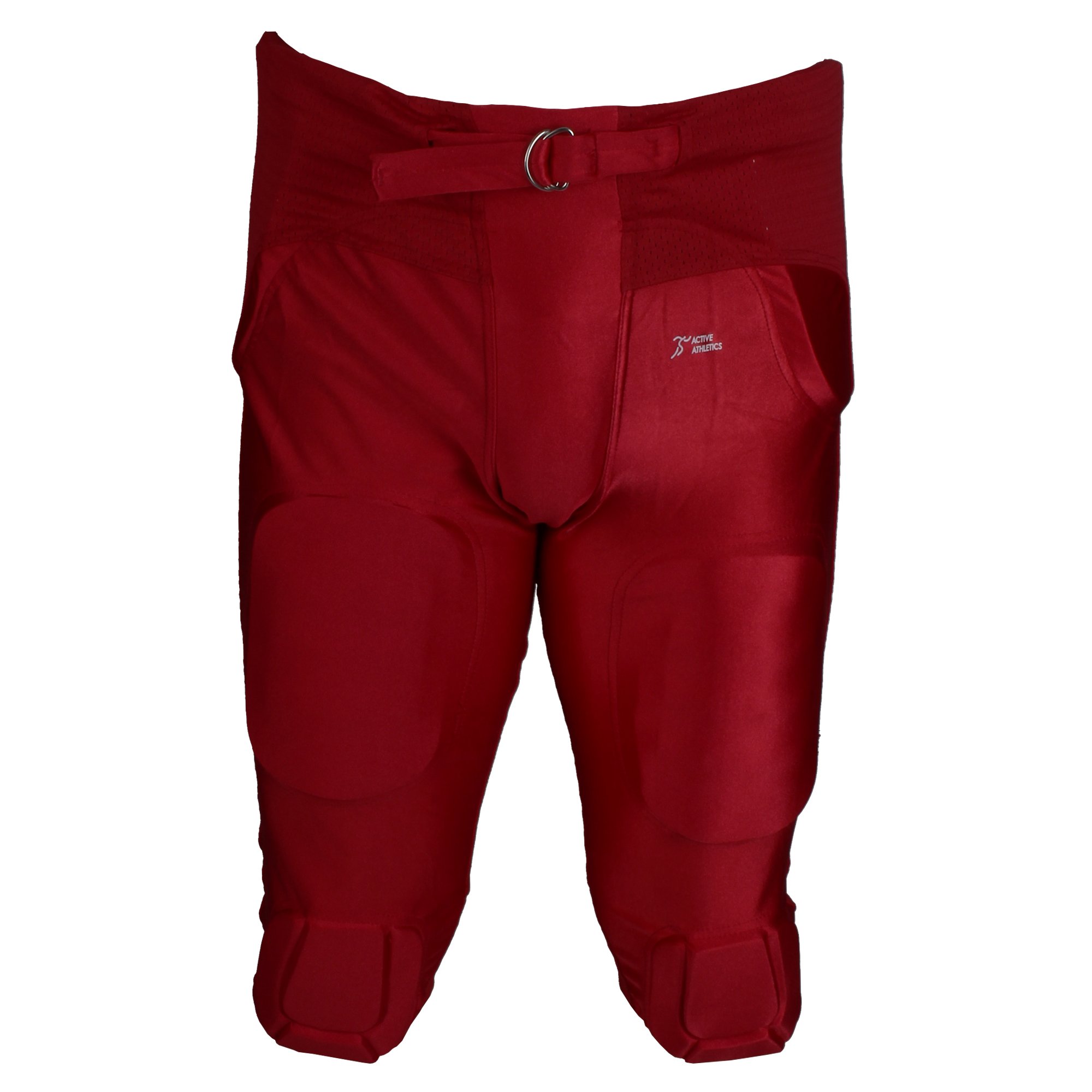 Pantalon de football américain 7 coussinets tout-en-un XL rouge