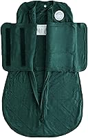 Dreamland Baby Bamboo Viscose Swaddle Blanket 1.0 TOG - Ultra Soft Newborn Swaddle 0-6 Months w/ Built-in Band (Forest)