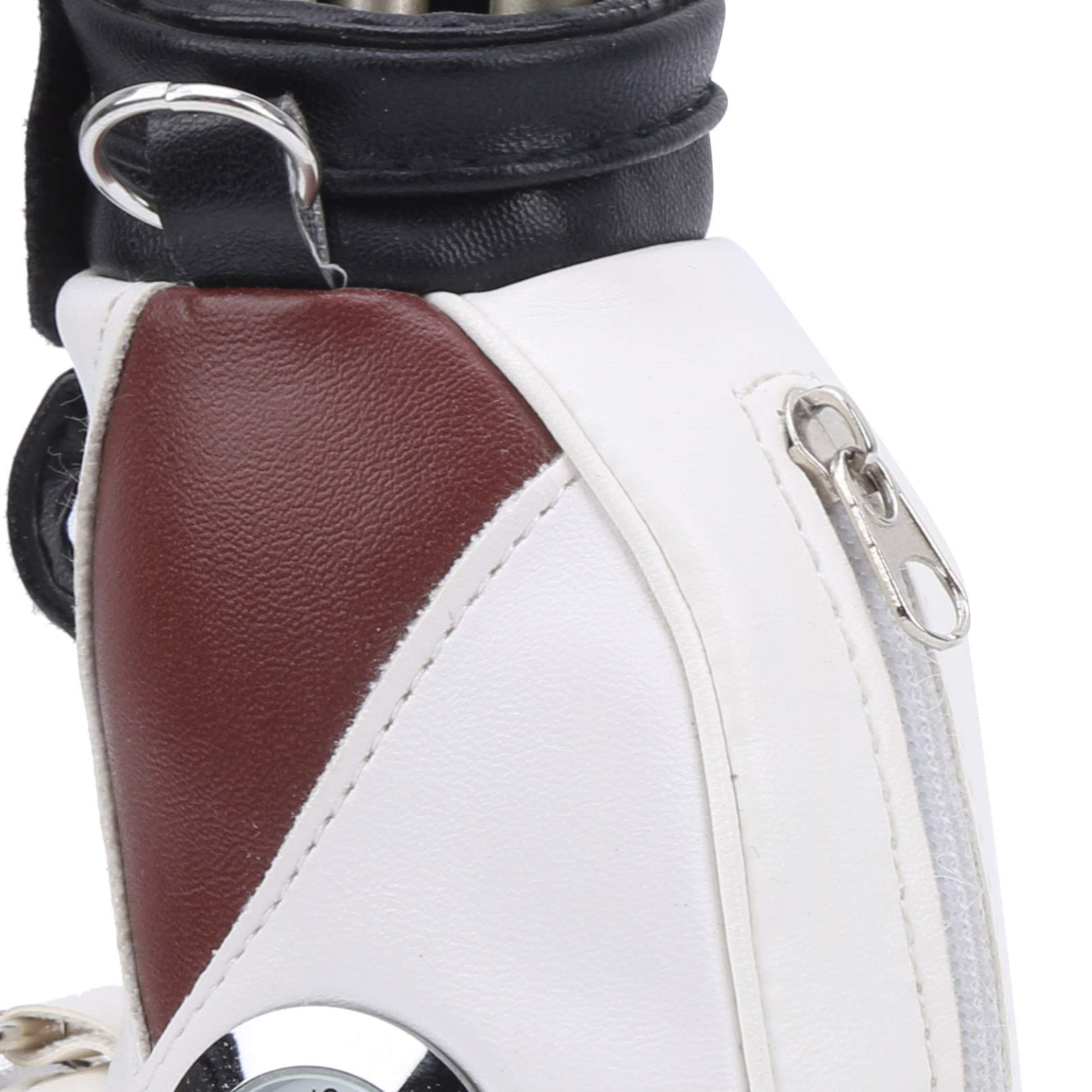 HERCHR Set Penne da Golf, portapenne per Sacca da Golf in Lega di Zinco 3 Penne a Sfera con Base per scrivania da Ufficio per Golfisti, Calze Imbottite, Gadget Antistress