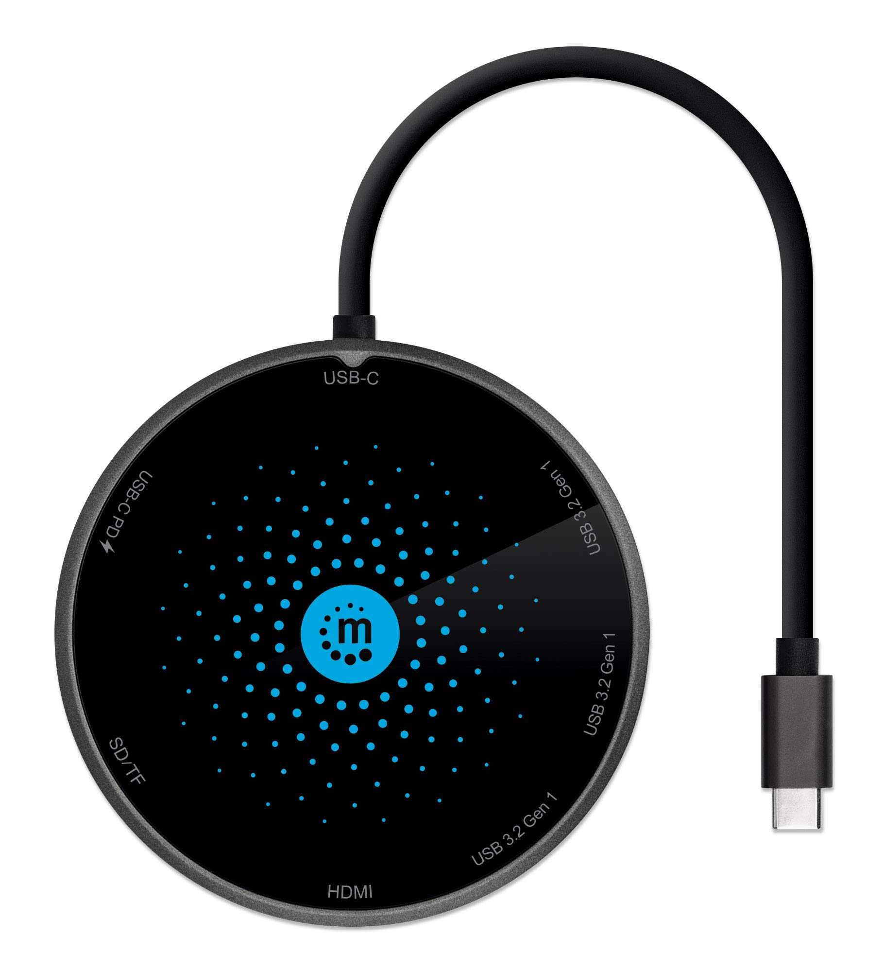 BASE MANHATTAN USB-C 8 EN 1 CON CARGADOR DE INDUCCIÃ“N DE 10 W