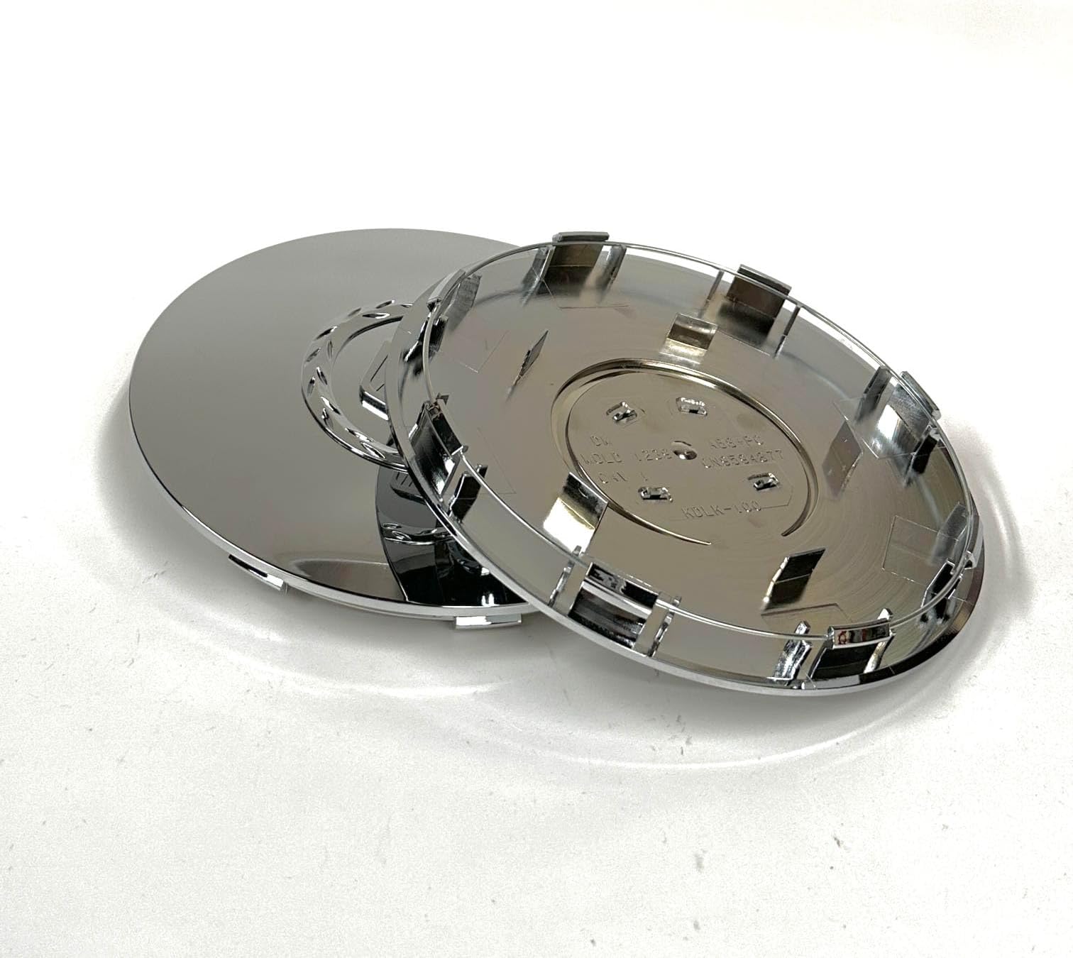 Chrome Hub Caps 03-06 Escalade Set Of 4 Chrome Wheel Center Caps - For 2003-2006 Cadillac Escalade (17" & 20" Wheels) Chrome Center Caps For 2003-2006 Cadillac Escalade - Foto 6