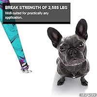 Vista 4 de Strapworks Print Poly Webbing - Correa de utilidad para actividades al aire libre, manualidades, correas de perro, 1 pulgada x 10 yardas, morado