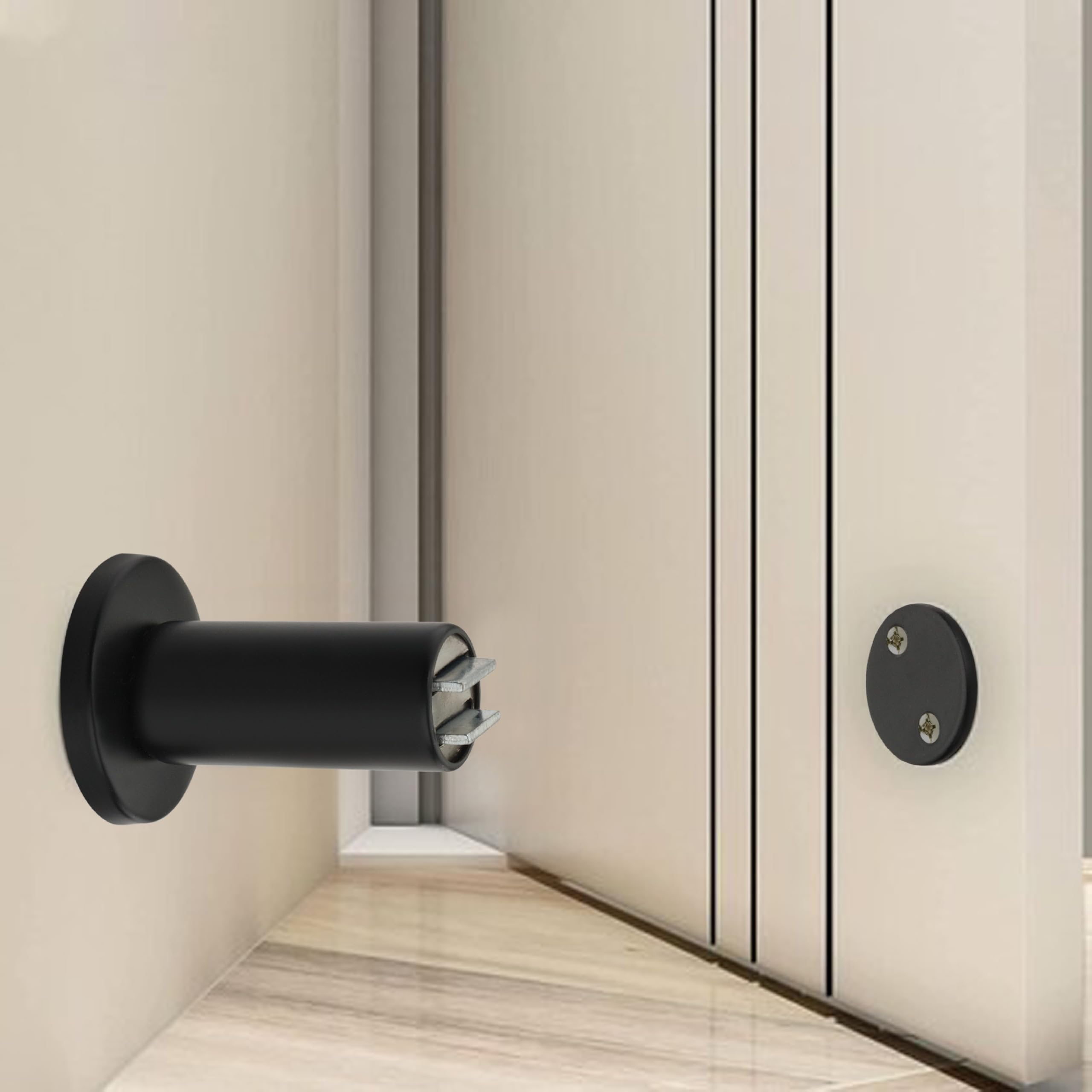 SARDAR DS-01 Magnet Door Stopper/Wall Mounted Magnet Door Stopper/Gate Stopper for Door for Home (1, Antique) — Amazon image 4